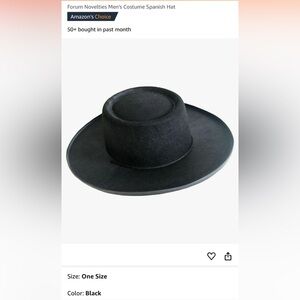 Forum Novelties Men's Costume Spanish Hat